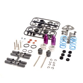 Schumacher U2749 Shocks  Ultra Short Threaded  purple  pr