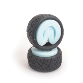 Schumacher U6727 VENOM 114 Road Tyre - 1/8 Buggy (pr) -Silver