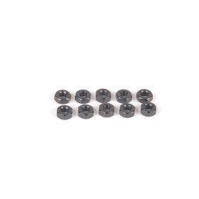 Schumacher U4984 SPEED PACK M3 Alloy Nuts - Black - pk10
