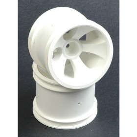 Schumacher U2821 White Wheel   5 Spoke - Menace        (pr)