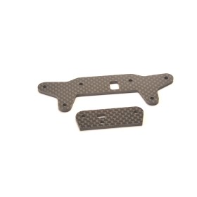 Schumacher U2815 C/F Front Shock Bkt and Straps etc - GTR