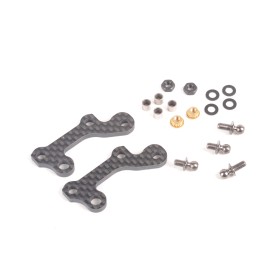 Schumacher U7818 C/F Upper Wishbone Mount 2 Dot - Mi7 (pr)