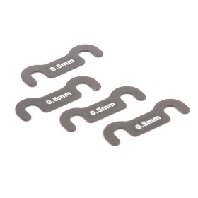 Schumacher U4932 Split Block Shims 0.5mm pk4 - Mi6/evo
