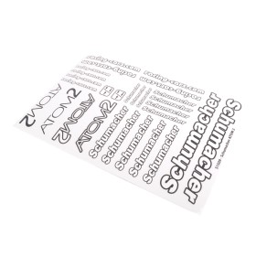Schumacher U7876 Decals - Atom 2 Pre-cut