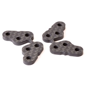 Schumacher U4295 C/F Optional Rear Hub Arm Set 2pr - Mi5,Mi6/evo