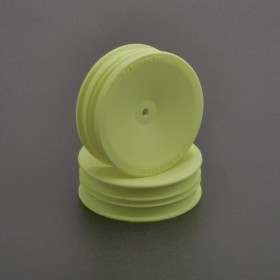 Schumacher U7454 Wheel Front Slim 2WD - Neon Yellow v2 - pr