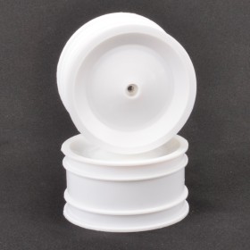 Schumacher U7289 White Rear Wheels (pr) - CAT XLS