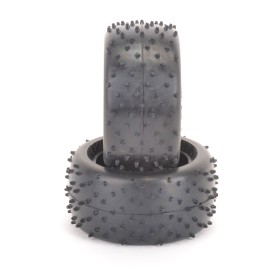 Schumacher U6849 Mini Spike Tyre 2" Rear - 15 x 12 - Yellow pr