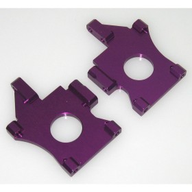 Schumacher U2724 Alloy Diff Mounts  purple pr - Mi2/EC