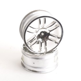 Schumacher U2351 Wheel  Twin 6 Spoke Chrome - BIG 6