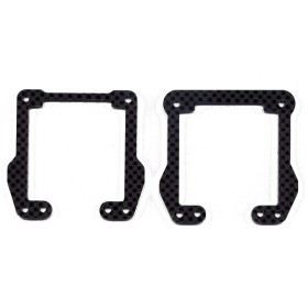 Schumacher U2712 C/F Susp Risers  Fr and Rr - Mi2/EC