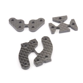 Schumacher U4871 C/F Steering, Lockstop & Rear Hub Arm kit-Mi6/evo