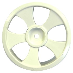 Schumacher U3086 Wheel  White 5 Spoke  - Rascal (pr)