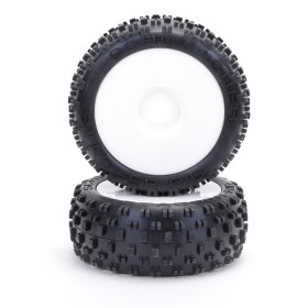 Schumacher U6809 Stagger Rib 1/8th - Yellow - Pre-Glued  (pr)