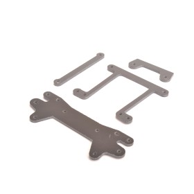 Schumacher U2806 Rear Shock Bkt and Straps etc - GTR