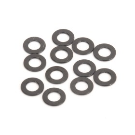 Schumacher U4862 Black Alloy Washers 0.50mm (pk12)