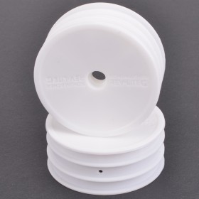 Schumacher U4103 Wheel Front Med 2WD - Flexlite White - pr