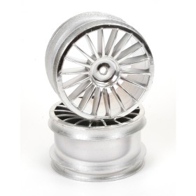Schumacher U2809 Chrome Rear Wheels - GTR (pr)