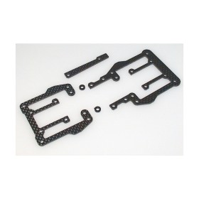 Schumacher U2786 C/F Teemu Riser Plates   2.0mm - Mi2/EC