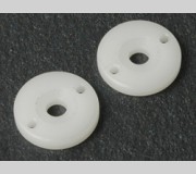 Schumacher U3670 Big Bore Piston  2 Hole White 1.5 (pr)