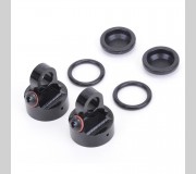 Schumacher U4130 VENTED SHOCK CAPS - SMALL BORE - (PR)