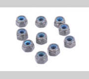 Schumacher U4650 SPEED PACK - M3 Nyloc Nut Steel - Black (10pcs)
