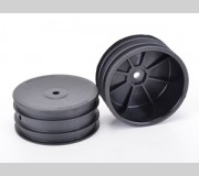 Schumacher U4495 Wheel  Hex Front - Black - 4wd - pr