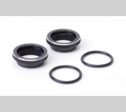 Schumacher U4371 Big Bore Shock Adjusting Collar (Black) - pr