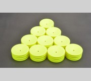 Schumacher U7457 Wheel Front Med 2WD-Neon Yellow - 5pr