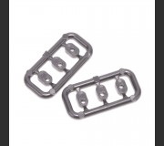 Schumacher U8551 FRONT YOKE INSERTS (3 SETS) - ST2, LD3