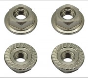 CORE-RC CR304 Titanium Wheel Nuts M4 - pk4