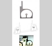 Schumacher U4806 Touring Car Wheel Arch Cutting Jig