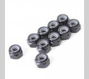 Schumacher U4241 SPEED PACK - M3 ALLOY NYLOC NUTS - BLACK - PK10