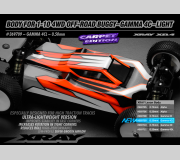 XRAY 369709 Body For 1/10 4WD Off-Road Buggy - GAMMA 4C - Light
