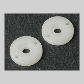 Schumacher U3670 Big Bore Piston  2 Hole White 1.5 (pr)