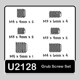 Schumacher U2128 SPEED PACK - Grub-Set Screws M3 M4