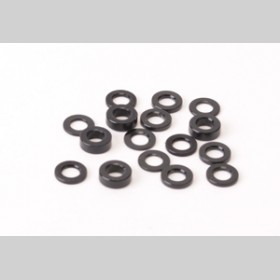 Schumacher U4314 SPEED PACK - ALLOY BLACK M3 WASHERS - 18PC