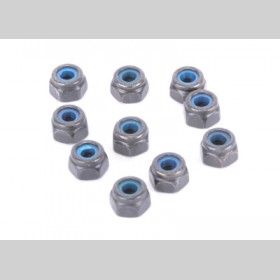 Schumacher U4650 SPEED PACK - M3 Nyloc Nut Steel - Black (10pcs)