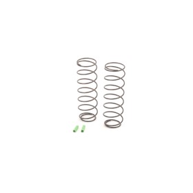 CORE-RC CR809 HIGH RESPONSE SPRING; LONG GREEN - 2.2 LB/IN (PR)
