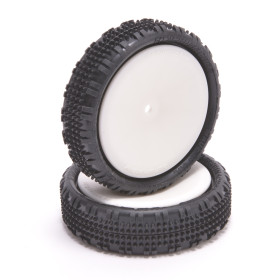 Schumacher U6904 Fusion Slim - 1/10 2wd Tyres - Yellow - Pre-glued