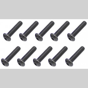 CORE-RC CR364 Steel Button Head Hex Screws M3 x 12 pk10