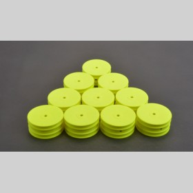 Schumacher U7459 Wheel Front 4WD - Neon Yellow - 5pr