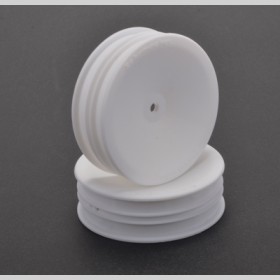 Schumacher U4661 Wheel Front Slim 2WD - White- pr