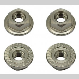 CORE-RC CR304 Titanium Wheel Nuts M4 - pk4