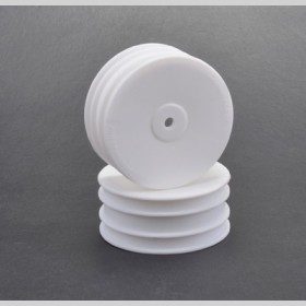 Schumacher U4496 Wheel  Hex Front - White - 4wd - pr