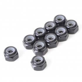 Schumacher U4241 SPEED PACK - M3 ALLOY NYLOC NUTS - BLACK - PK10