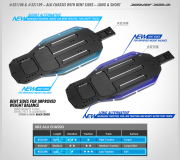 XRAY 321109 XB2 Alu Chassis With Bent Sides - Swiss 7075 T6 (2.5MM) - Short