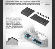 XRAY 356005 Graphite Battery & Receiver Cover Plate for Hard Radio Case