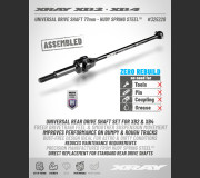 XRAY 325220 UNIVERSAL DRIVE SHAFT 77MM - HUDY SPRING STEEL™