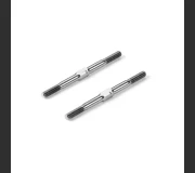 HUDY 992345 Titanium Adjustable Turnbuckle 45mm M3 L/R (2)